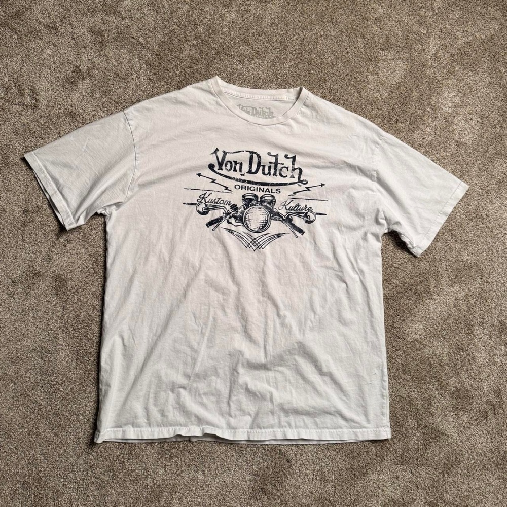 WHITE VON DUTCH ORIGINALS GRAPHIC TEE